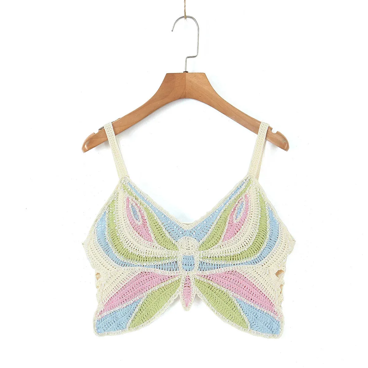Y2K Butterfly Knit Tank