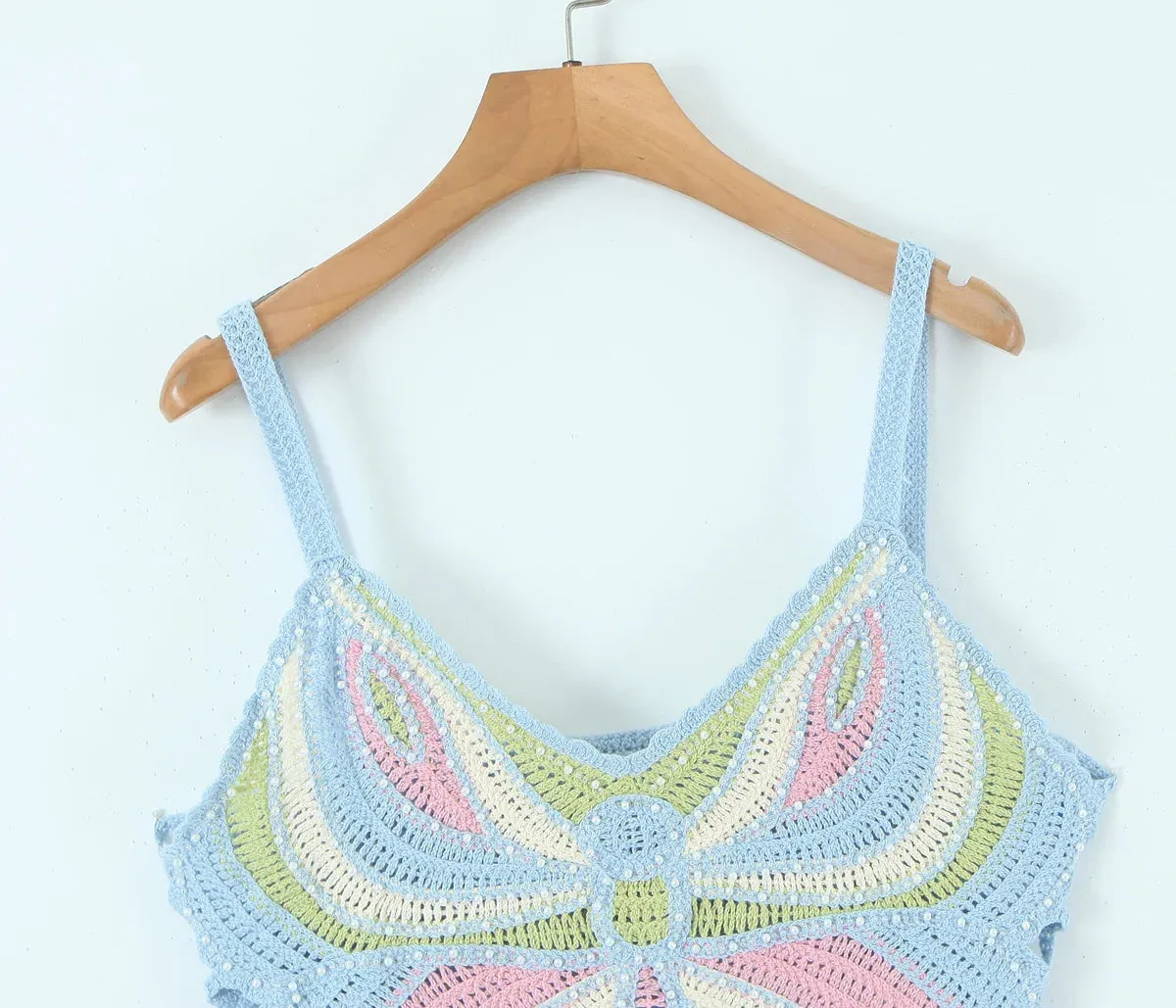 Y2K Butterfly Knit Tank