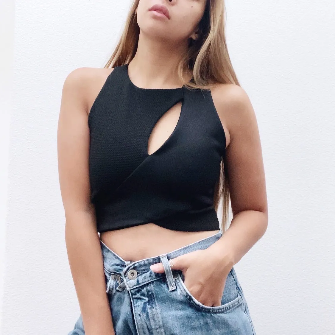 You're Skewed Crop Top