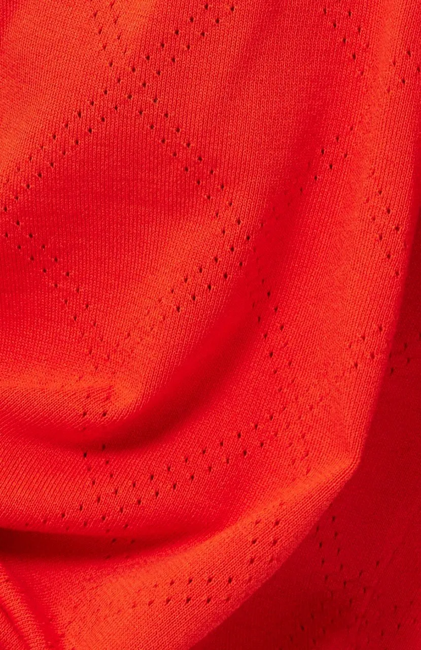 Zarella Collared Tee Sangria Knit